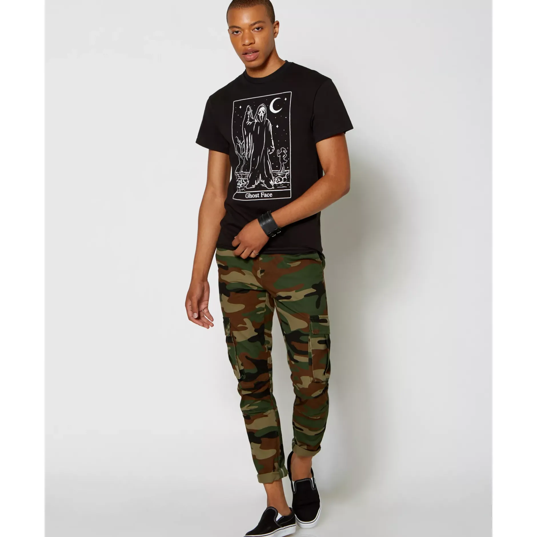 Spirit Halloween Ghost Face Tarot T Shirt