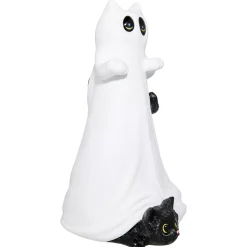Spirit Halloween Ghost Kitty Statue