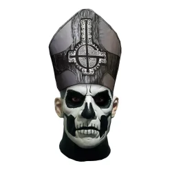 Spirit Halloween Ghost Papa Deluxe Full Mask and Hat