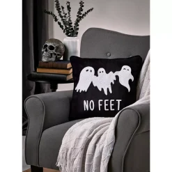 Spirit Halloween Ghost Print Pillow Cover
