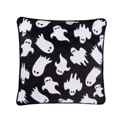 Spirit Halloween Ghost Print Pillow Cover