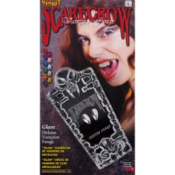 Spirit Halloween Glam Deluxe Vampire Fangs - Scarecrow