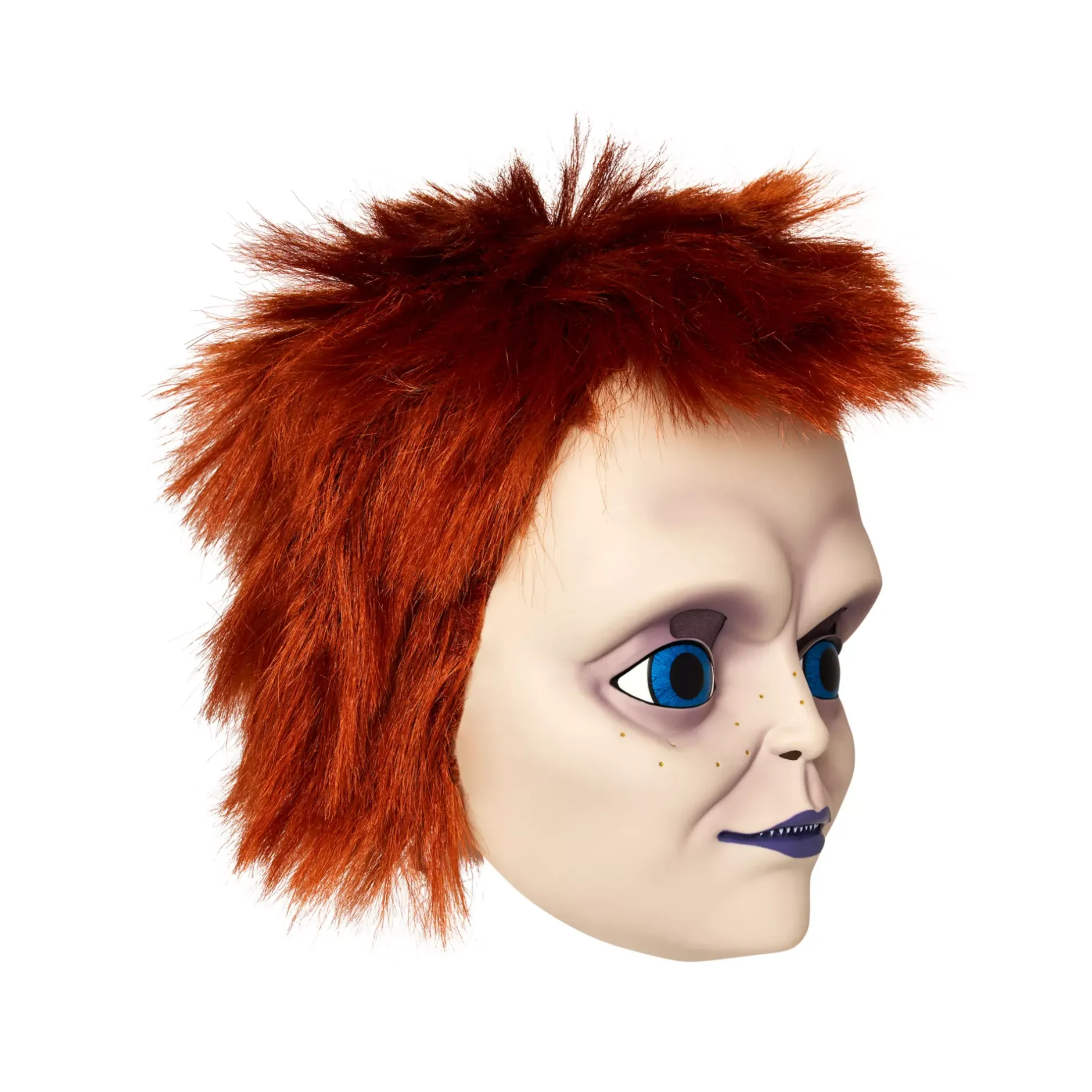Spirit Halloween Glen Half Mask with Wig - Chucky