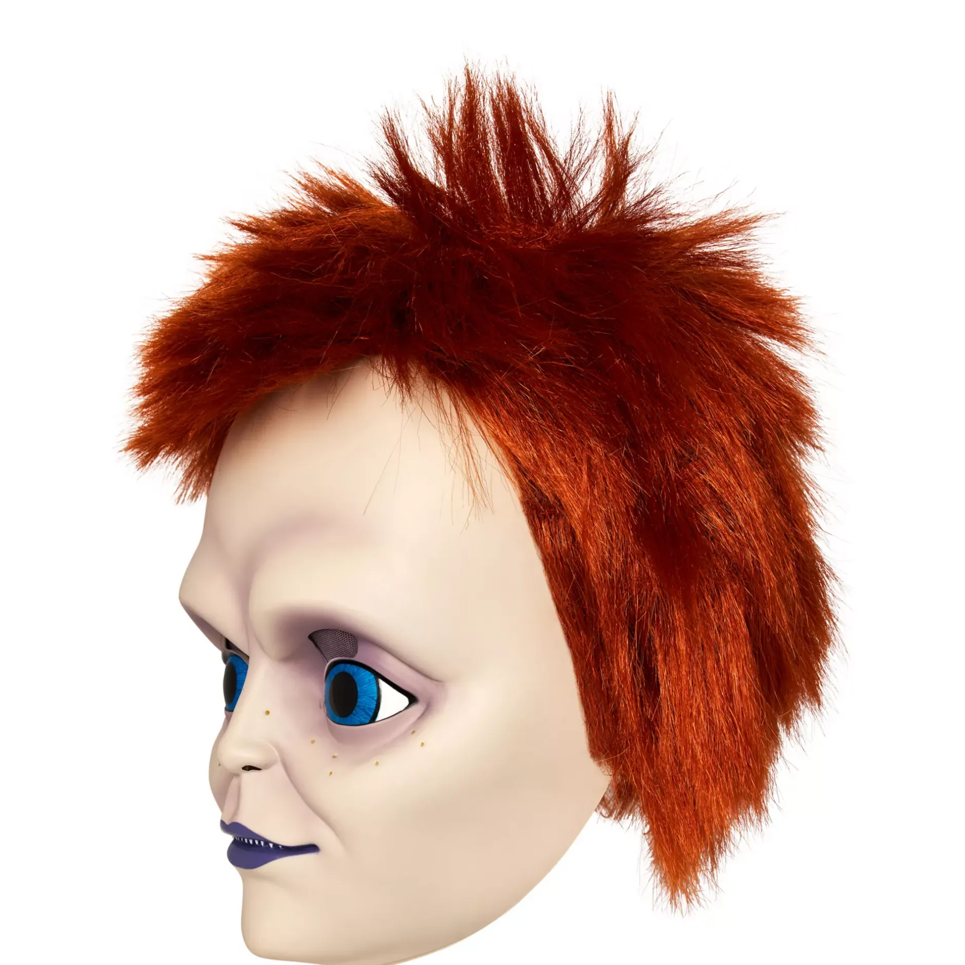 Spirit Halloween Glen Half Mask with Wig - Chucky