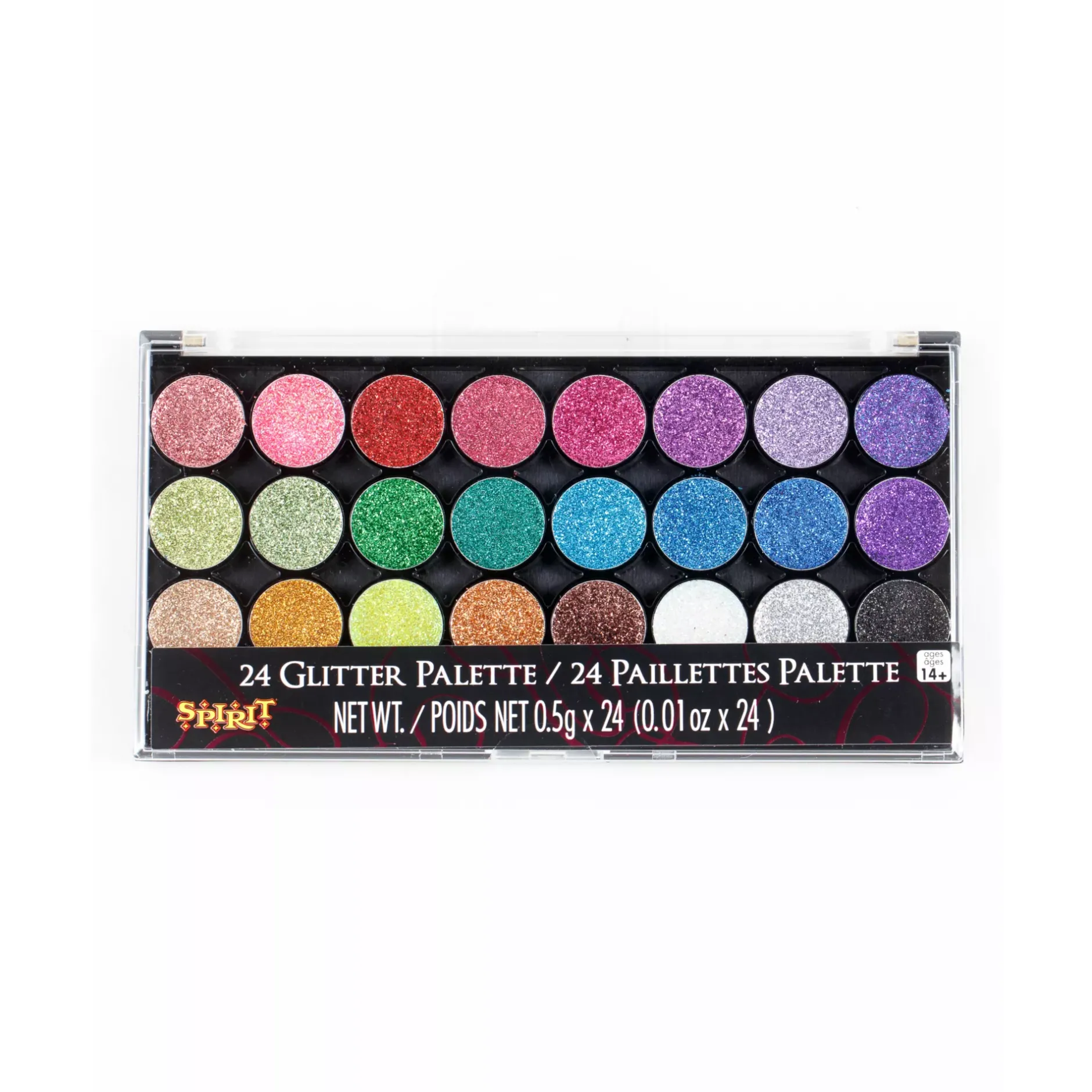 Spirit Halloween Glitter Palette - 24 Count