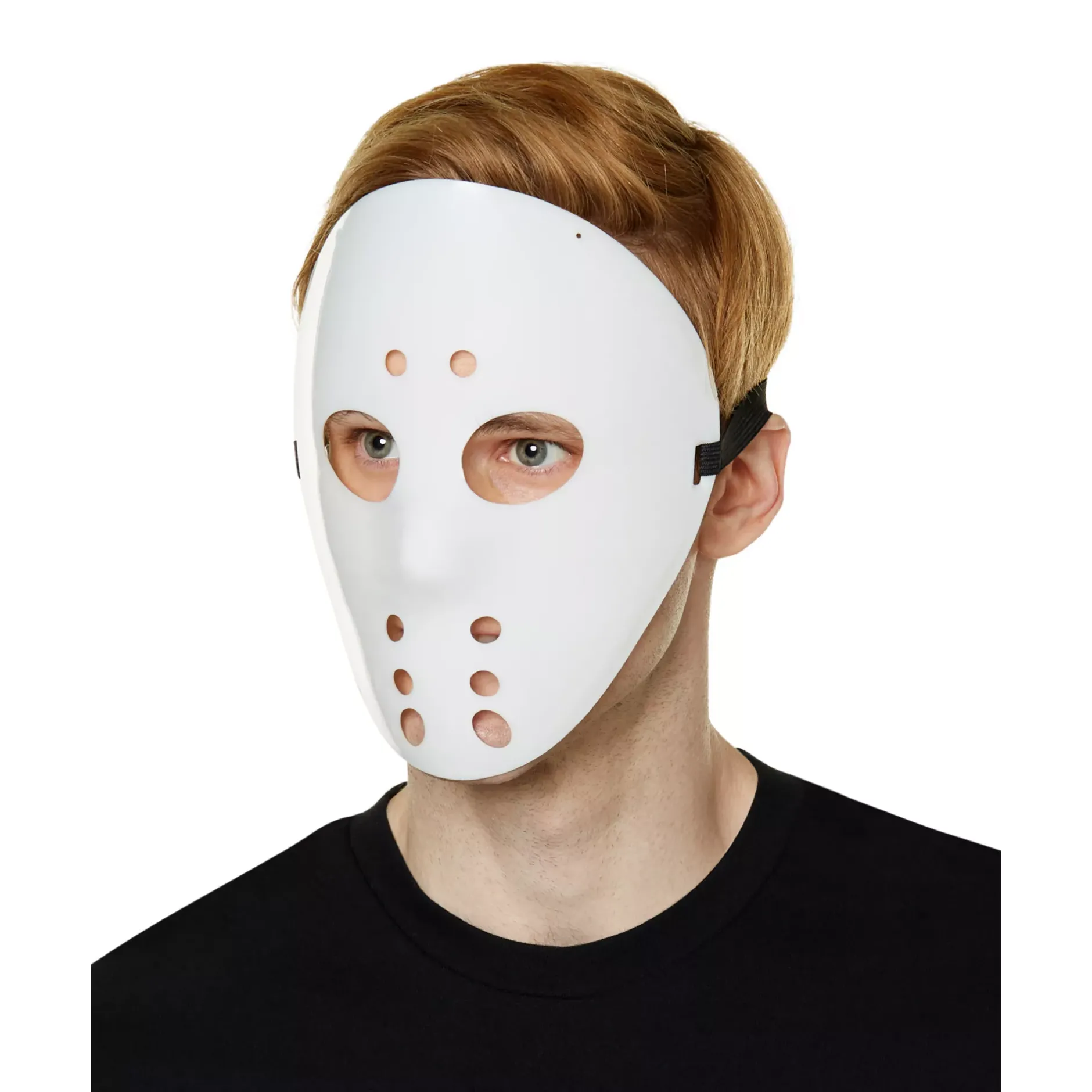 Spirit Halloween Glow in the Dark Hockey Half Mask