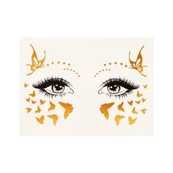 Spirit Halloween Gold Butterfly Face Decal