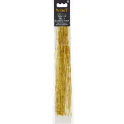 Spirit Halloween Gold Tinsel Hair Extensions