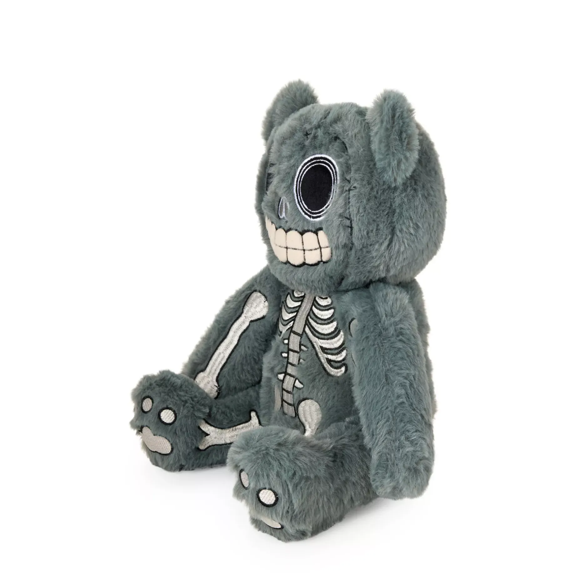 Spirit Halloween Gothic Skeleton Bear Plush