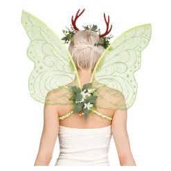 Spirit Halloween Green Floral Fairy Wings