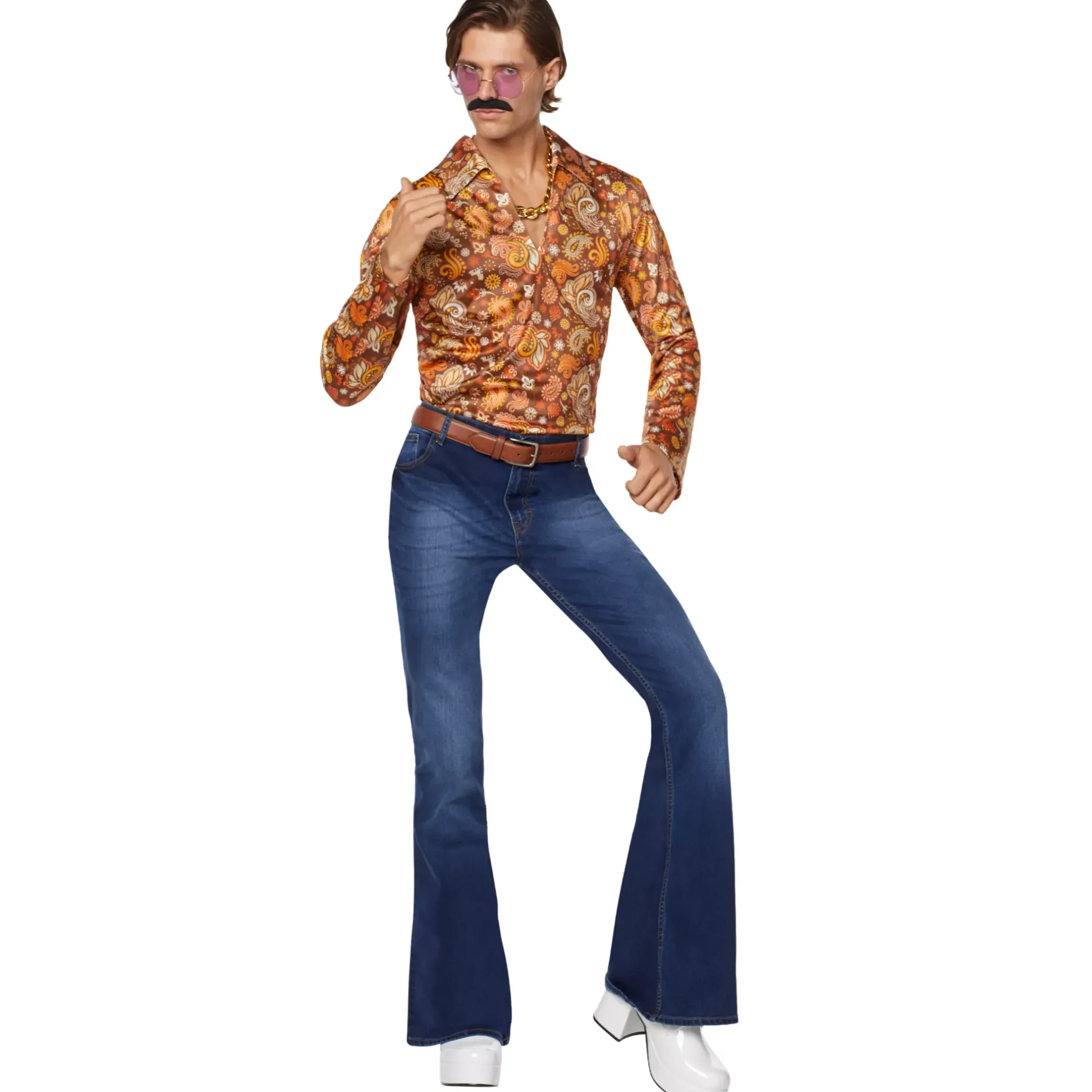 Spirit Halloween Groovy Man '60s Costume Kit
