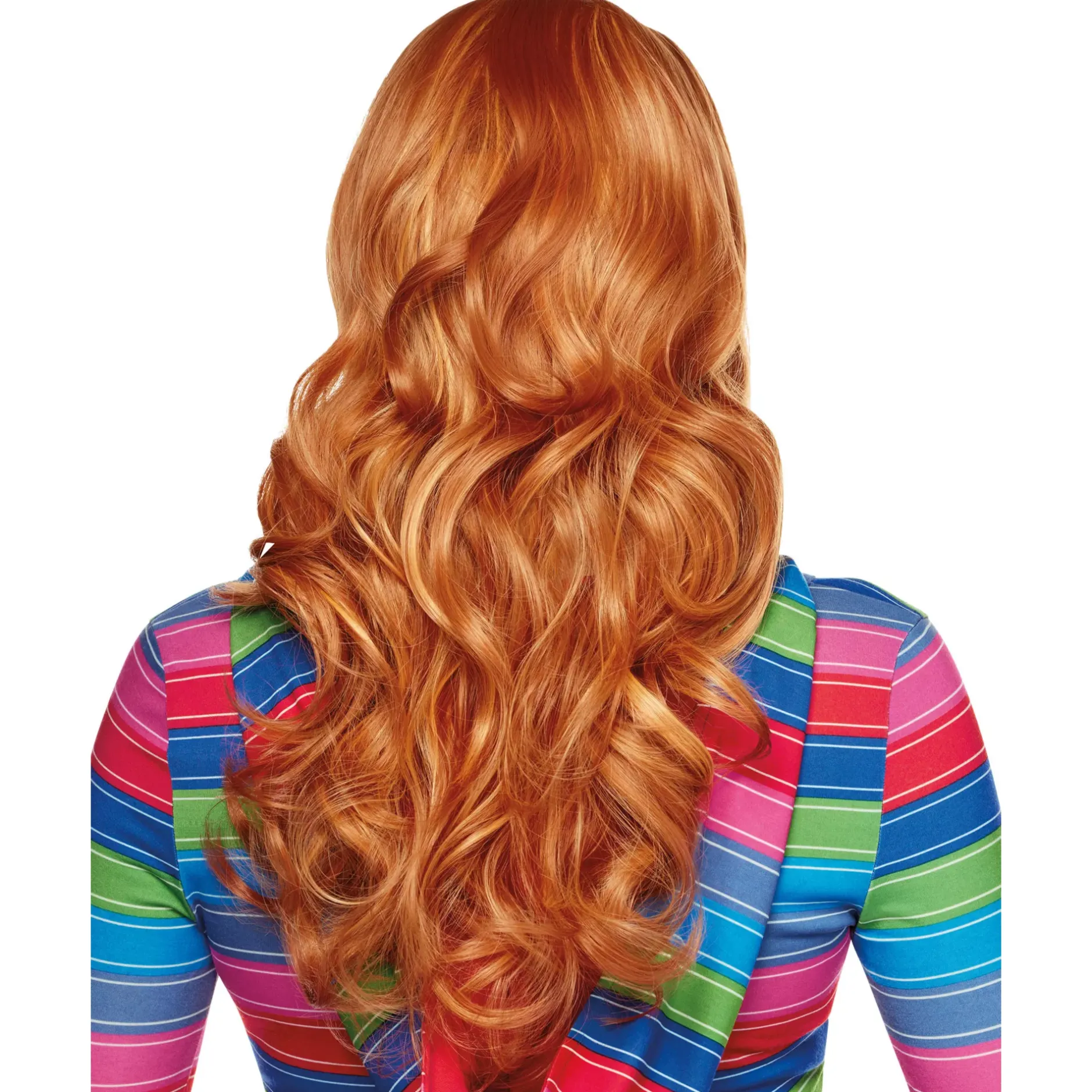 Women Spirit Halloween Heat Resistant Long Chucky Wig