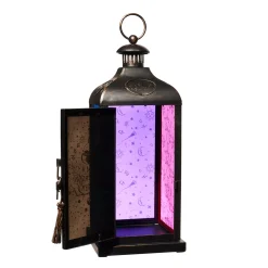 Spirit Halloween Hocus Pocus Multi-Colored Glass Lantern
