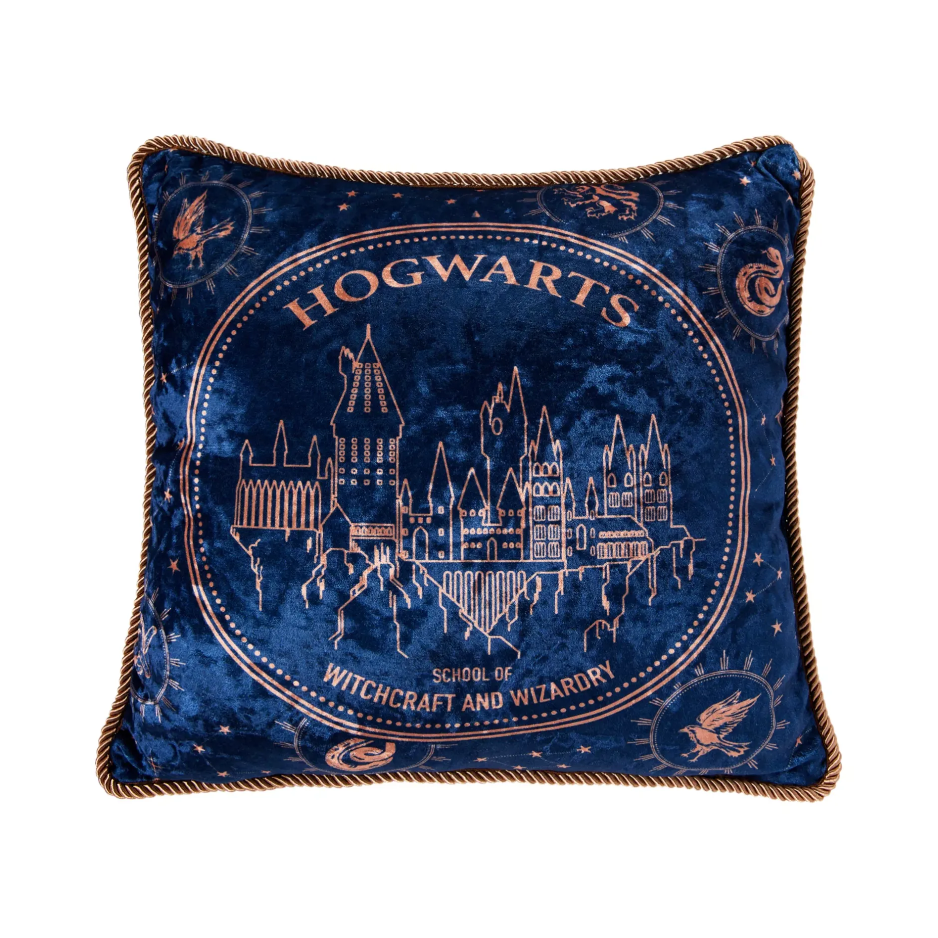 Spirit Halloween Hogwarts School of Witchcraft and Wizardry Pillow - Harry Potter