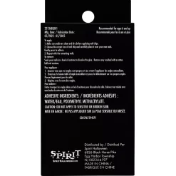 Spirit Halloween Horror Icon Silver Press On Nails