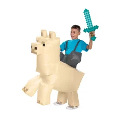 BOY Spirit Halloween Inflatable Llama Costume - Minecraft