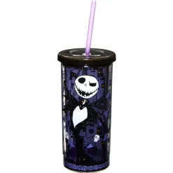 Spirit Halloween Jack Skellington Cup with Straw 20 oz. - The Nightmare Before Christmas