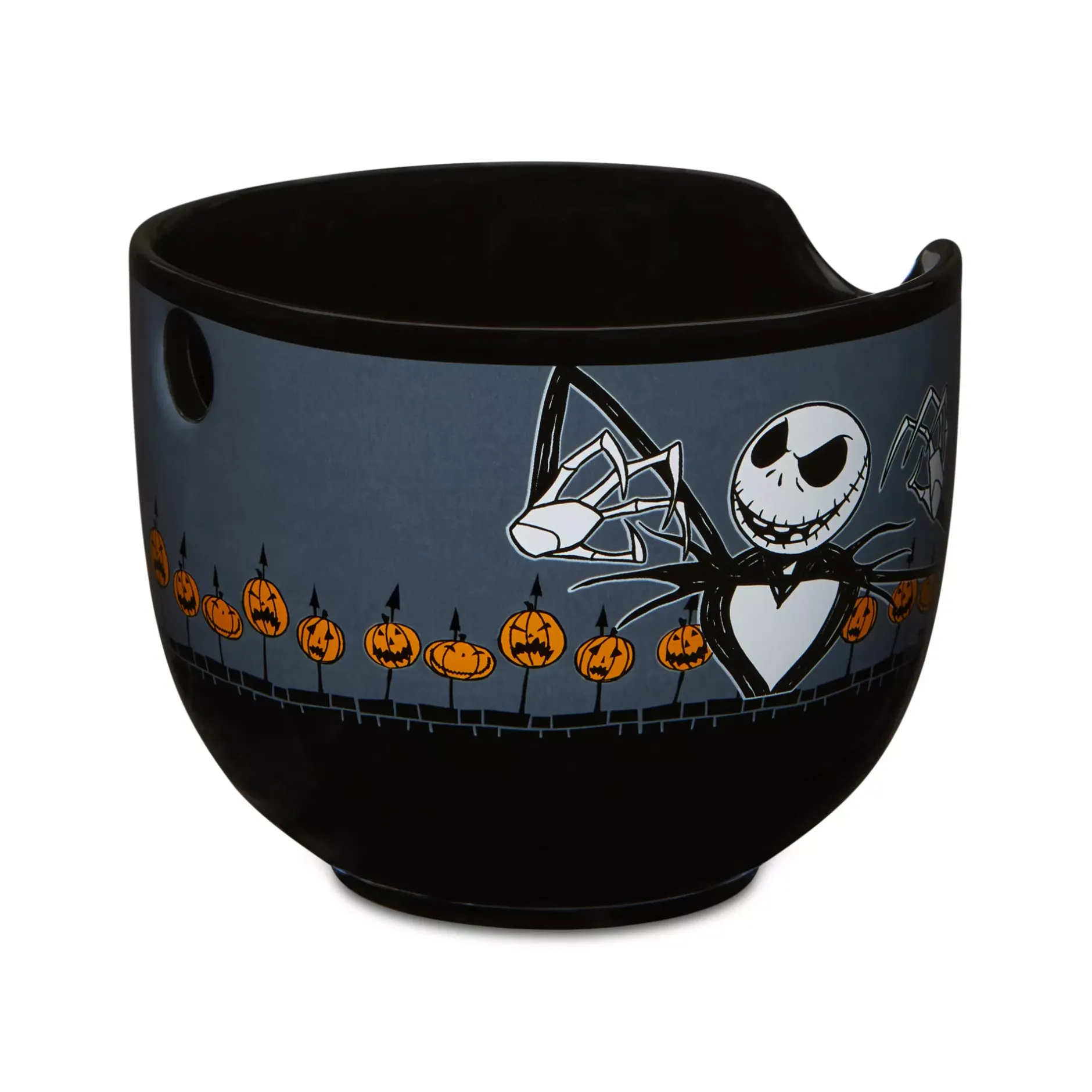 Spirit Halloween Jack Skellington Pumpkin Bowl with Chopsticks - The Nightmare Before Christmas