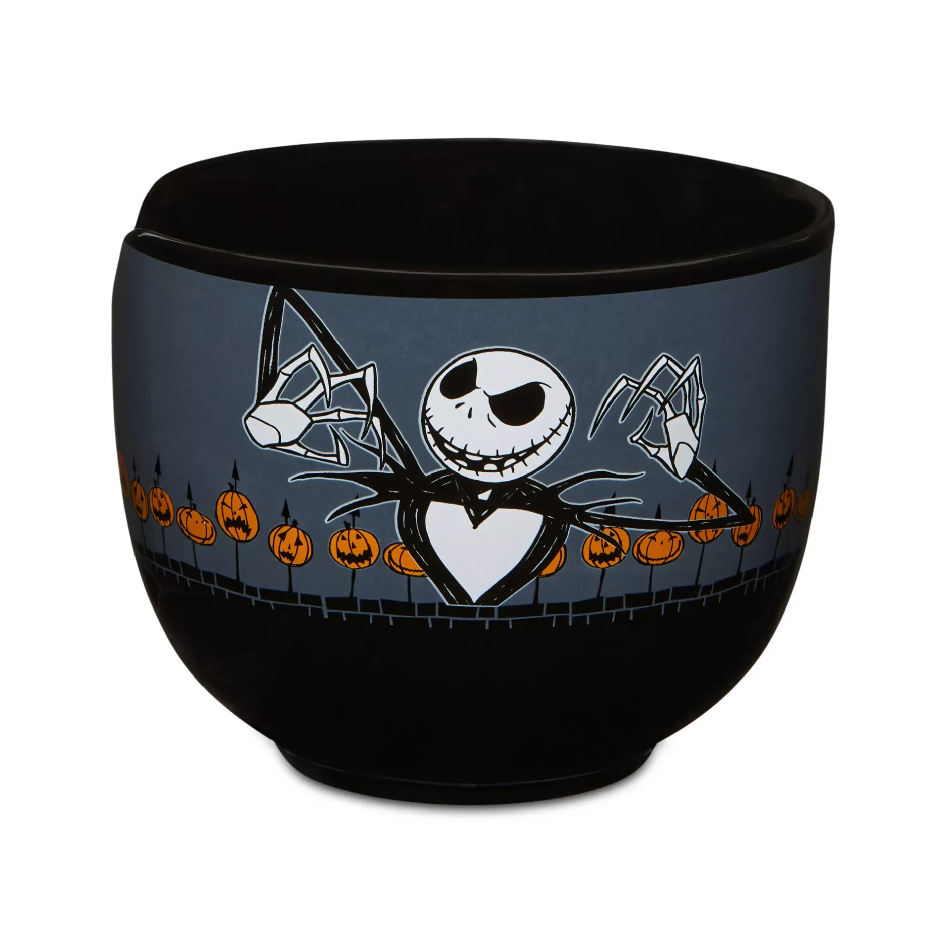 Spirit Halloween Jack Skellington Pumpkin Bowl with Chopsticks - The Nightmare Before Christmas