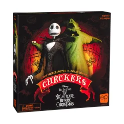 Spirit Halloween Jack Skellington vs. Oogie Boogie Checkers Set - The Nightmare Before Christmas