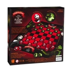 Spirit Halloween Jack Skellington vs. Oogie Boogie Checkers Set - The Nightmare Before Christmas