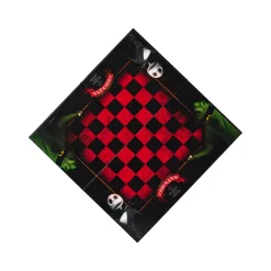 Spirit Halloween Jack Skellington vs. Oogie Boogie Checkers Set - The Nightmare Before Christmas