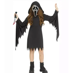 Spirit Halloween Kids Bling Ghost Face Dress Costume