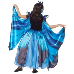 Spirit Halloween Kids Blue Butterfly Dress Costume - The Signature Collection