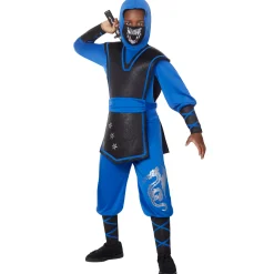 BOY Spirit Halloween Kids Blue Ultimate Ninja Costume