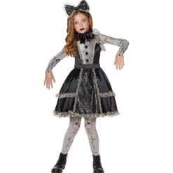 Spirit Halloween Kids Broken Doll Costume - The Signature Collection
