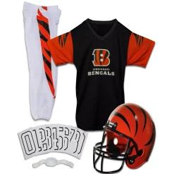 BOY Spirit Halloween Kids Cincinnati Bengals NFL Deluxe Uniform Costume - Franklin Sports
