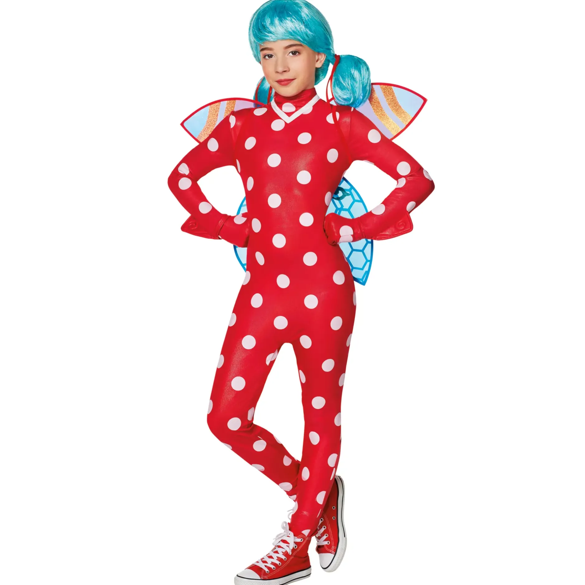 Spirit Halloween Kids Cosmo Bug Costume - Miraculous Ladybug