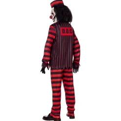 BOY Spirit Halloween Kids Criminal Clown Costume