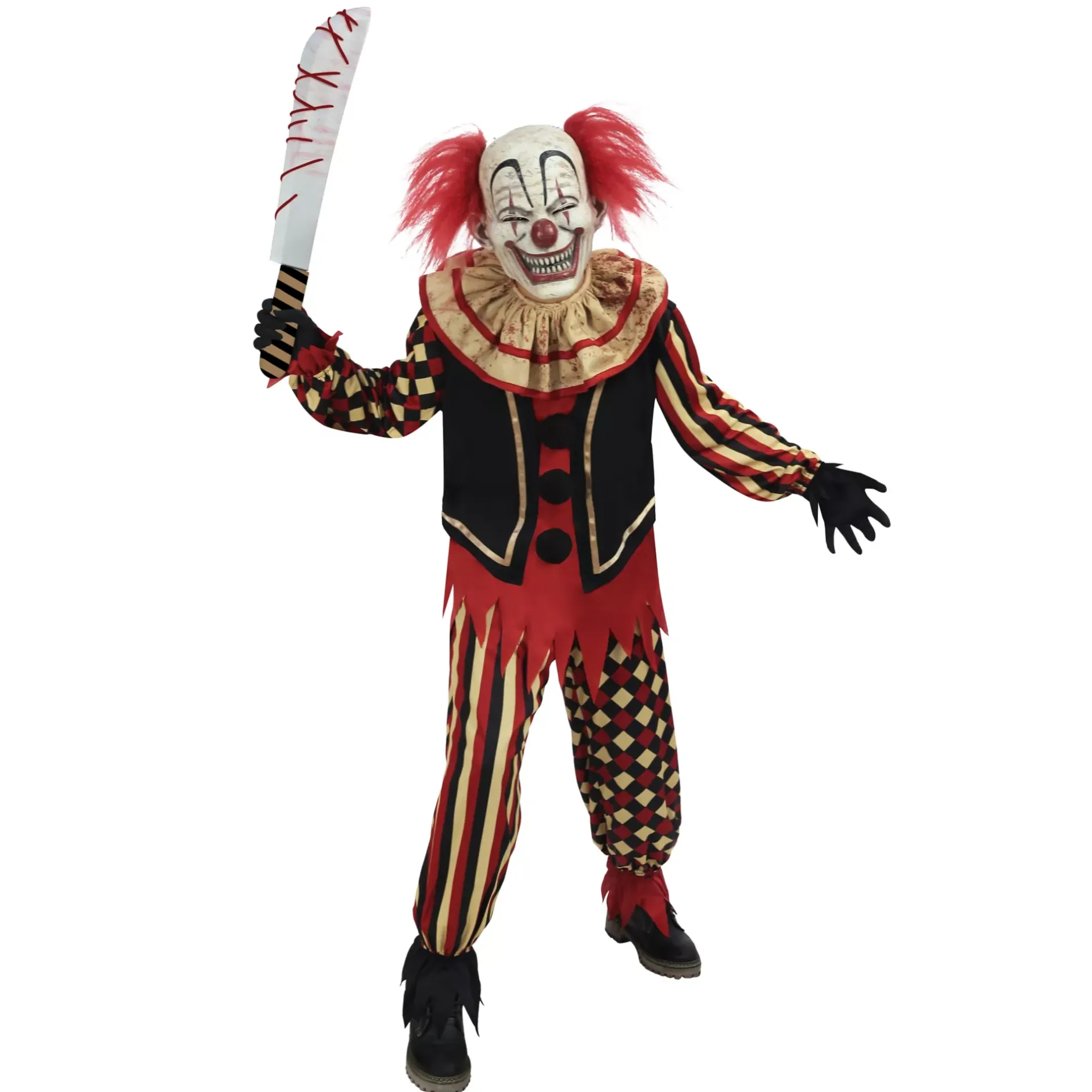 BOY Spirit Halloween Kids Cursed Clown Costume