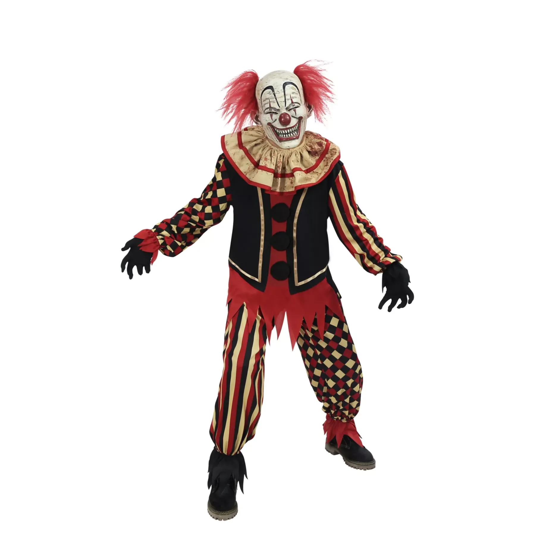 BOY Spirit Halloween Kids Cursed Clown Costume