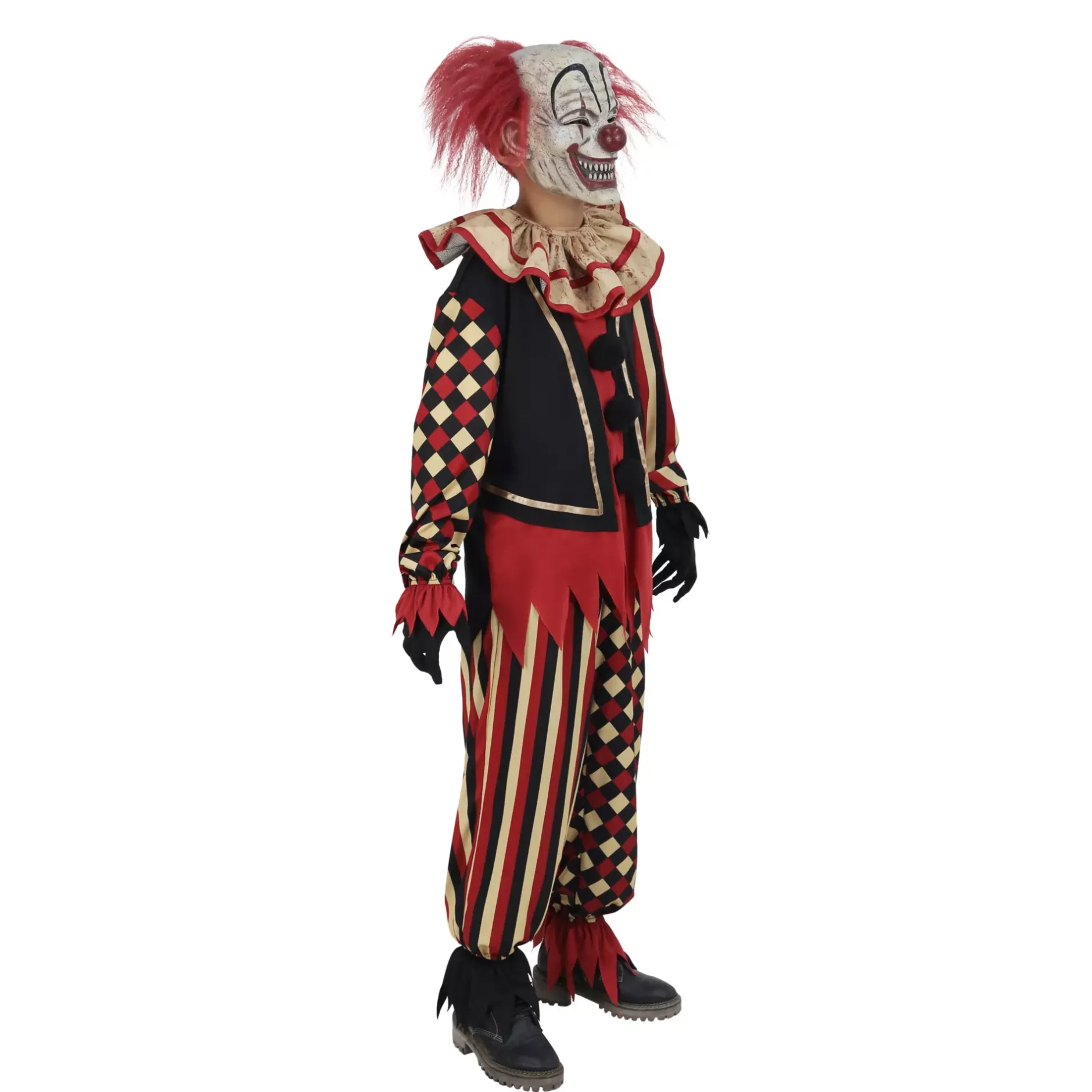 BOY Spirit Halloween Kids Cursed Clown Costume