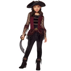 Spirit Halloween Kids Dark Pirate Costume