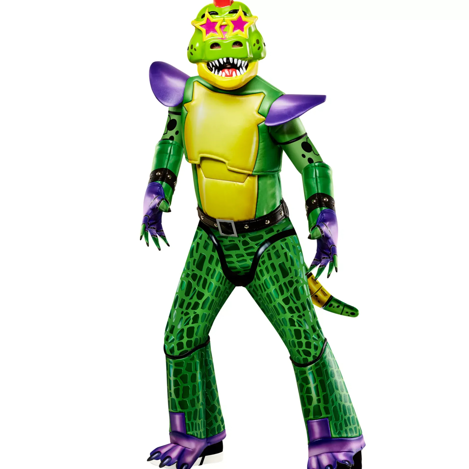 BOY Spirit Halloween Kids Glamrock Montgomery Gator Costume - Five Nights at Freddy's