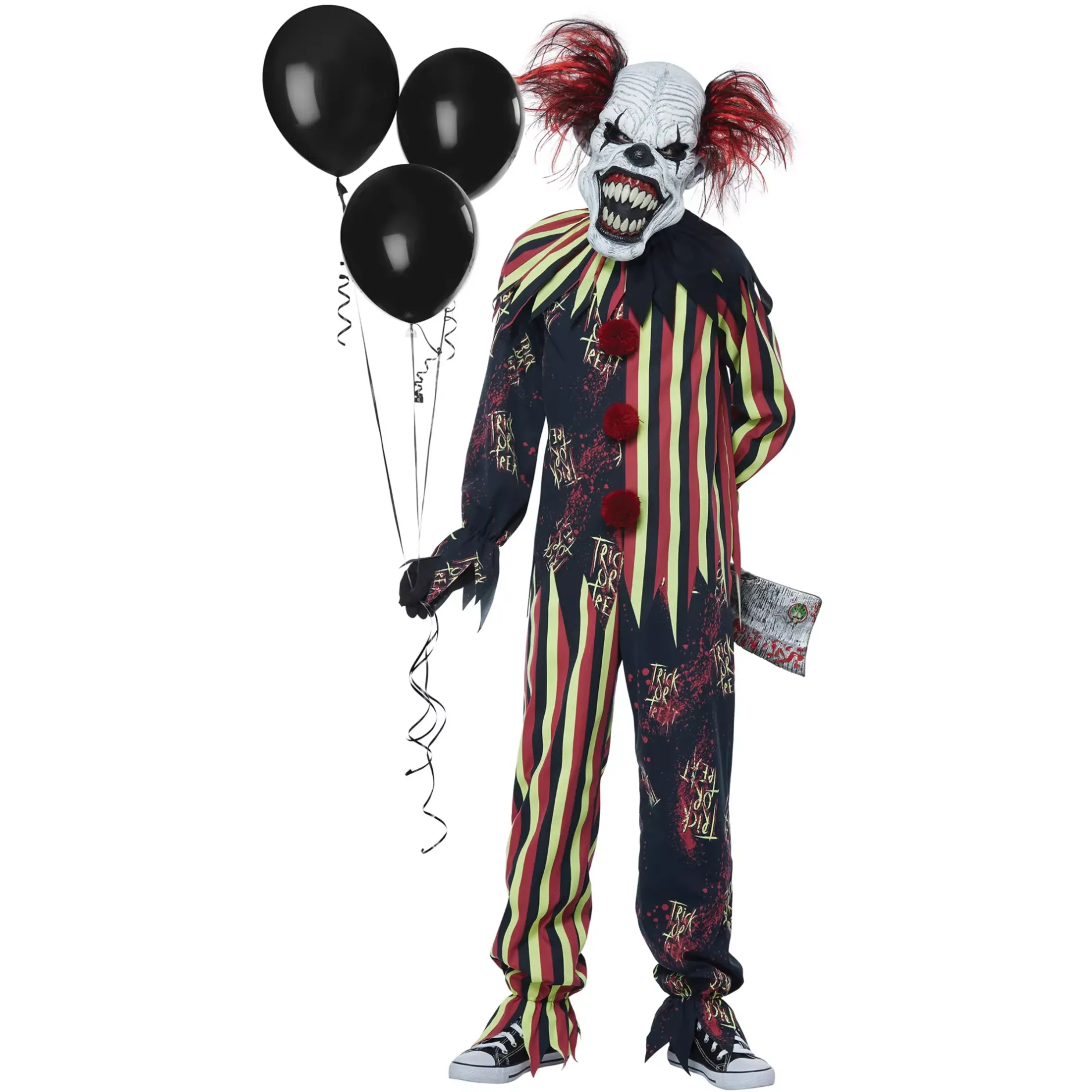 BOY Spirit Halloween Kids Glow in the Dark Clown Costume