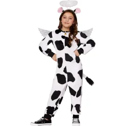 Spirit Halloween Kids Holy Cow Jumpsuit Costume