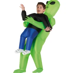 BOY Spirit Halloween Kids Inflatable Alien Abduction Costume