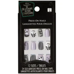Spirit Halloween Kids Jack Skellington Press-On Nails - The Nightmare Before Christmas