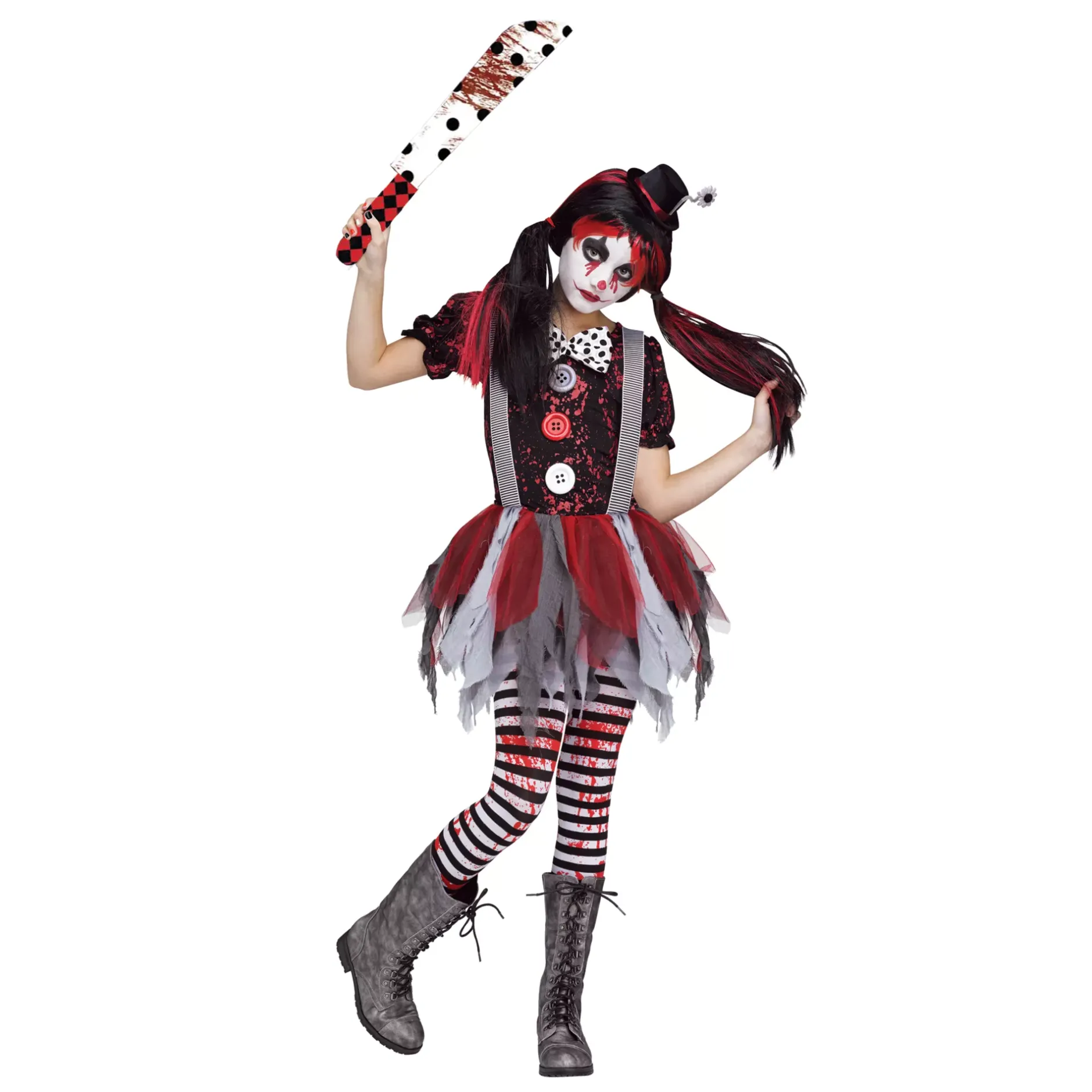 Spirit Halloween Kids Killer Clown Costume