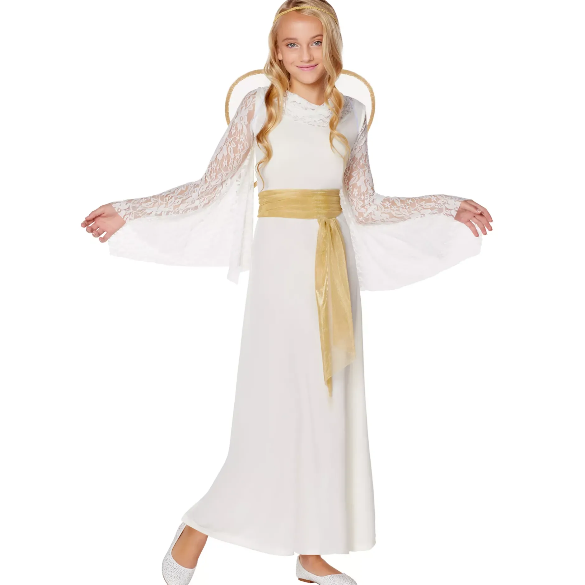 Spirit Halloween Kids Lace Angel Costume