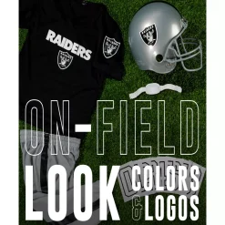 BOY Spirit Halloween Kids Las Vegas Raiders NFL Deluxe Uniform Costume - Franklin Sports