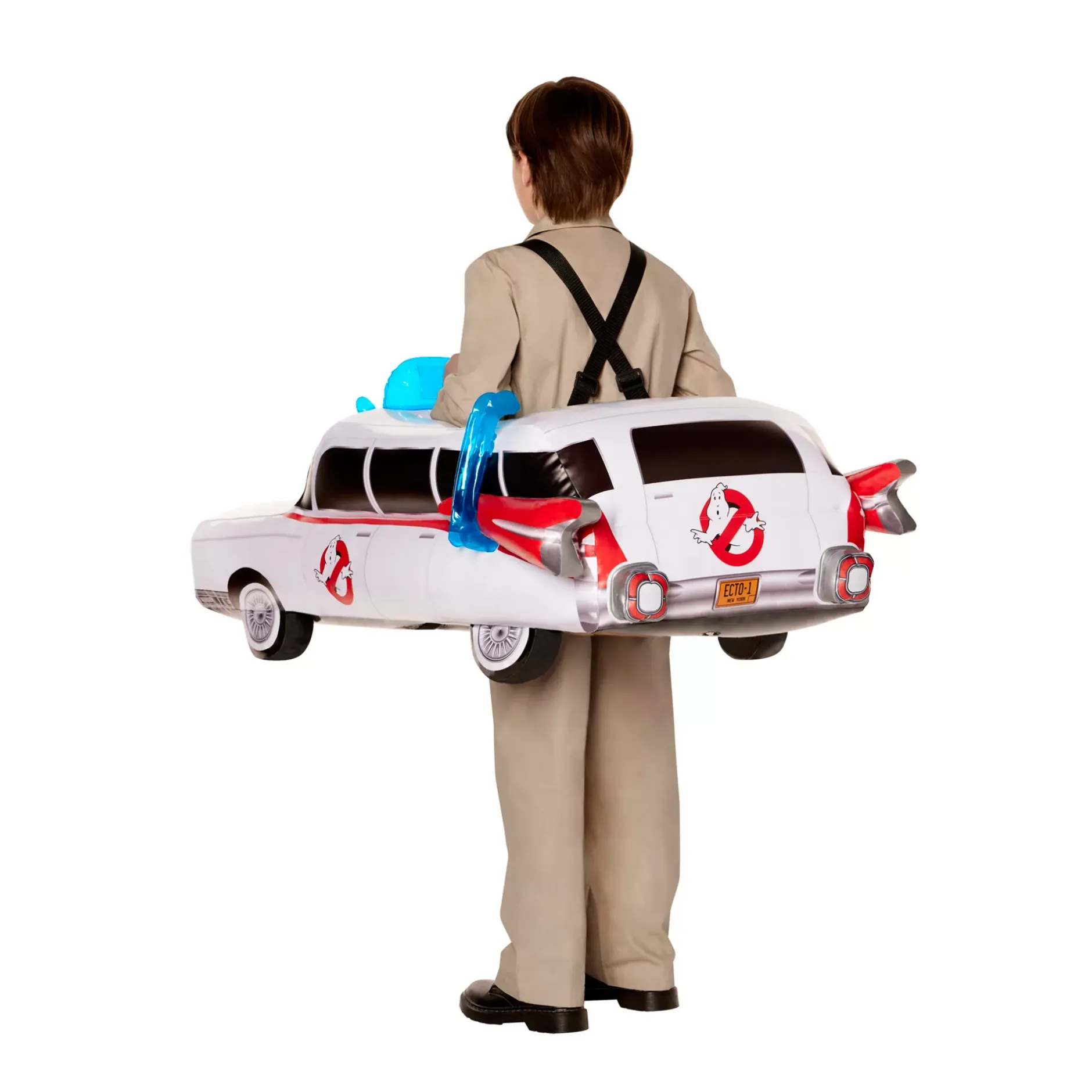 BOY Spirit Halloween Kids Light-Up Ecto-1 Inflatable Ride-Along Costume - Ghostbusters