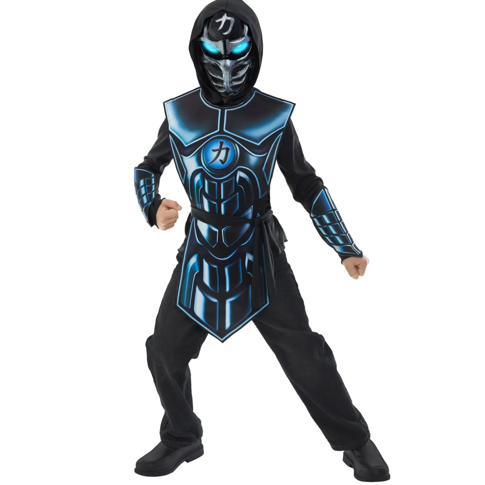 BOY Spirit Halloween Kids Light-Up Extreme Robot Ninja Costume