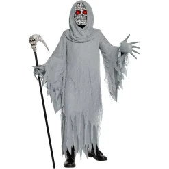 BOY Spirit Halloween Kids Light-Up Skull Reaper Costume