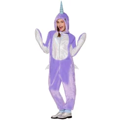 Spirit Halloween Kids Narwhal Jumpsuit Costume
