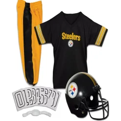 BOY Spirit Halloween Kids Pittsburgh Steelers NFL Deluxe Uniform Costume - Franklin Sports